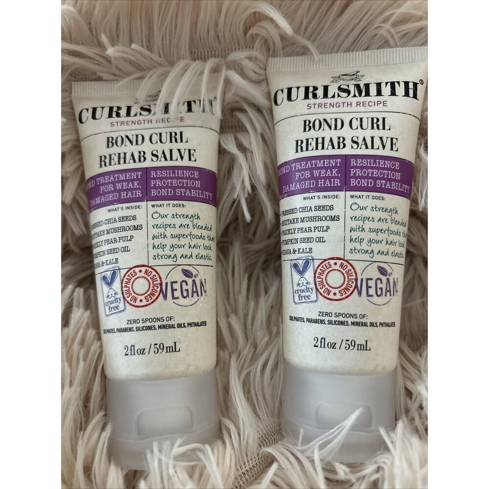 CURLSMITH Strength Recipe Bond Curl Rehab Salve 2oz‎ Lot Of 2
